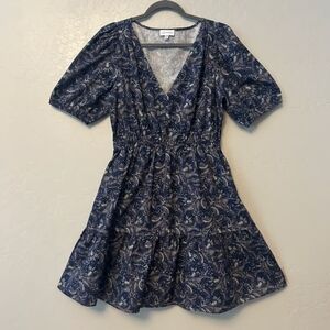 Floral Blue Dress